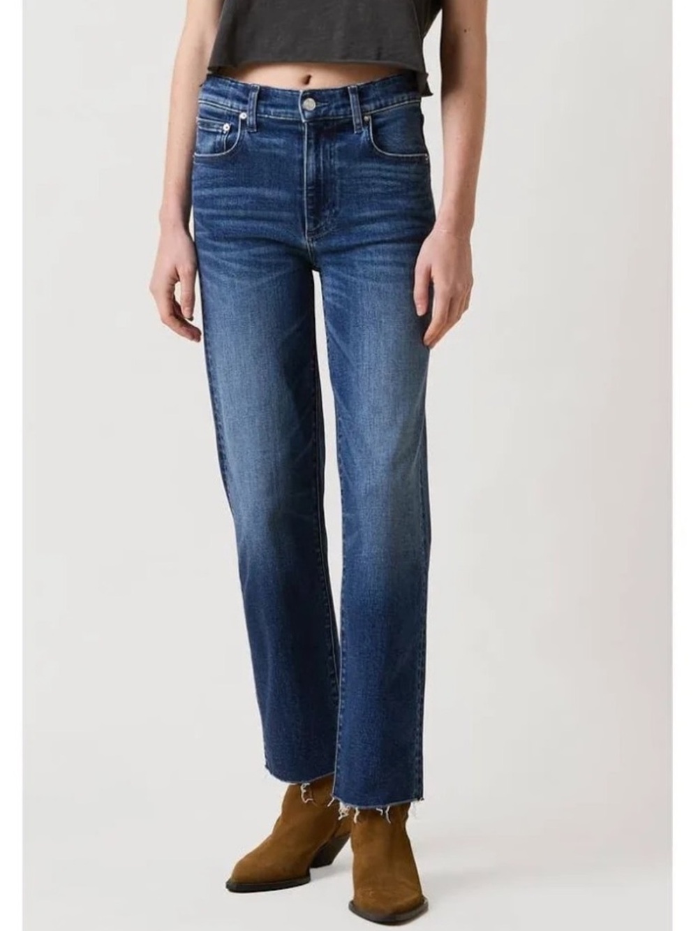 Le Jean Sabine Ankle Straight Jeans